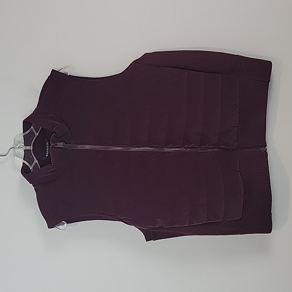 NEW Athleta Hanover Hybrid Vest  Size 1X Merino Wool 464618 Puffer